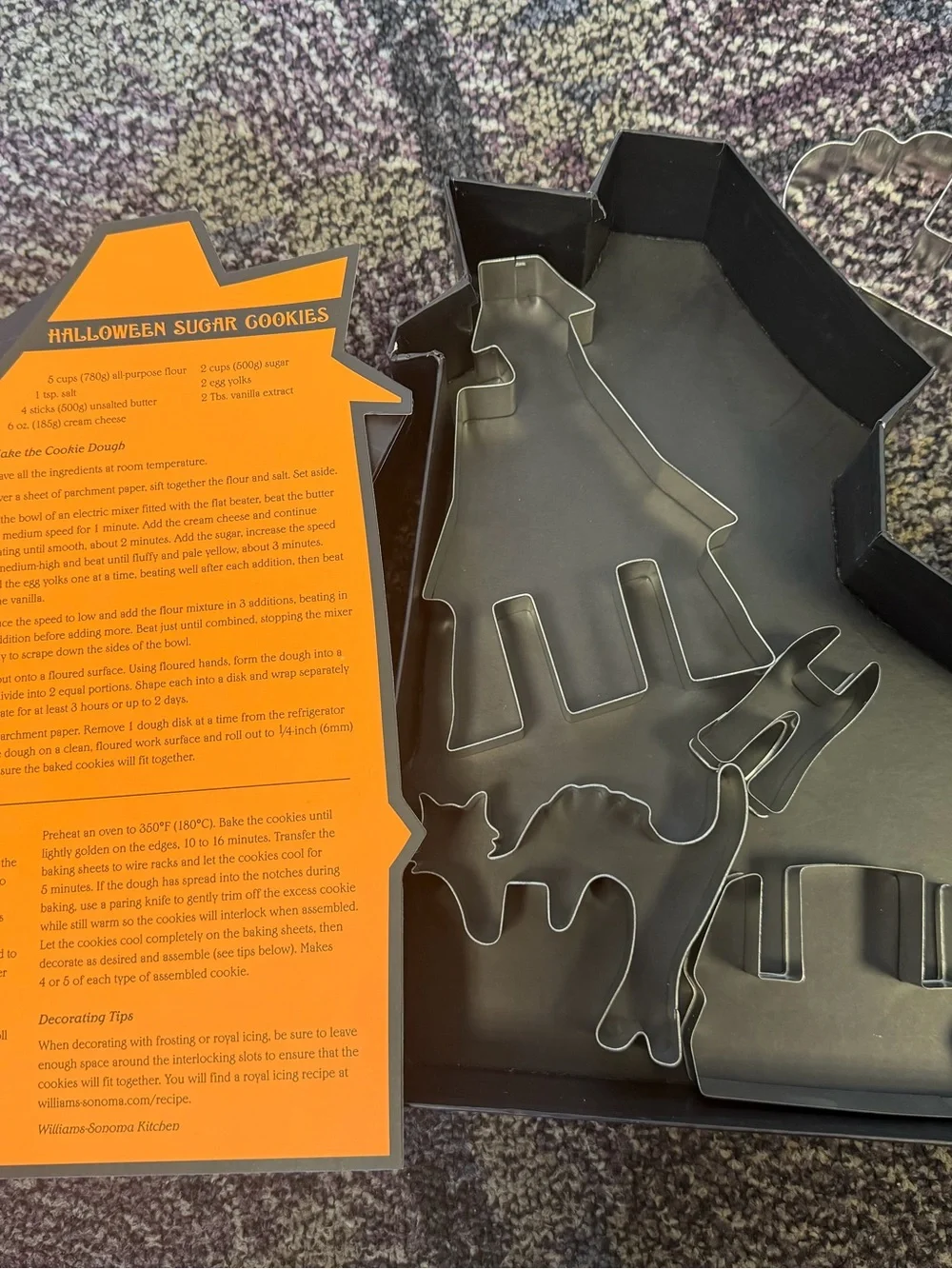 Williams Sonoma Kids Halloween cookie cutters